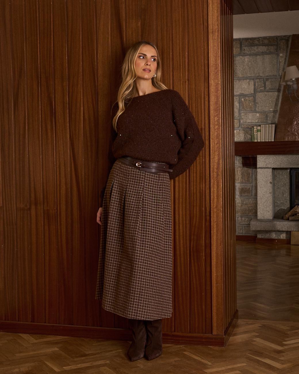 Lurex-Pullover Elsa