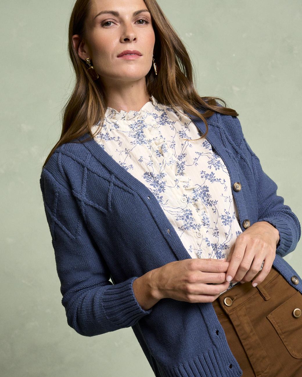 Gestreifter Cardigan Bourget
