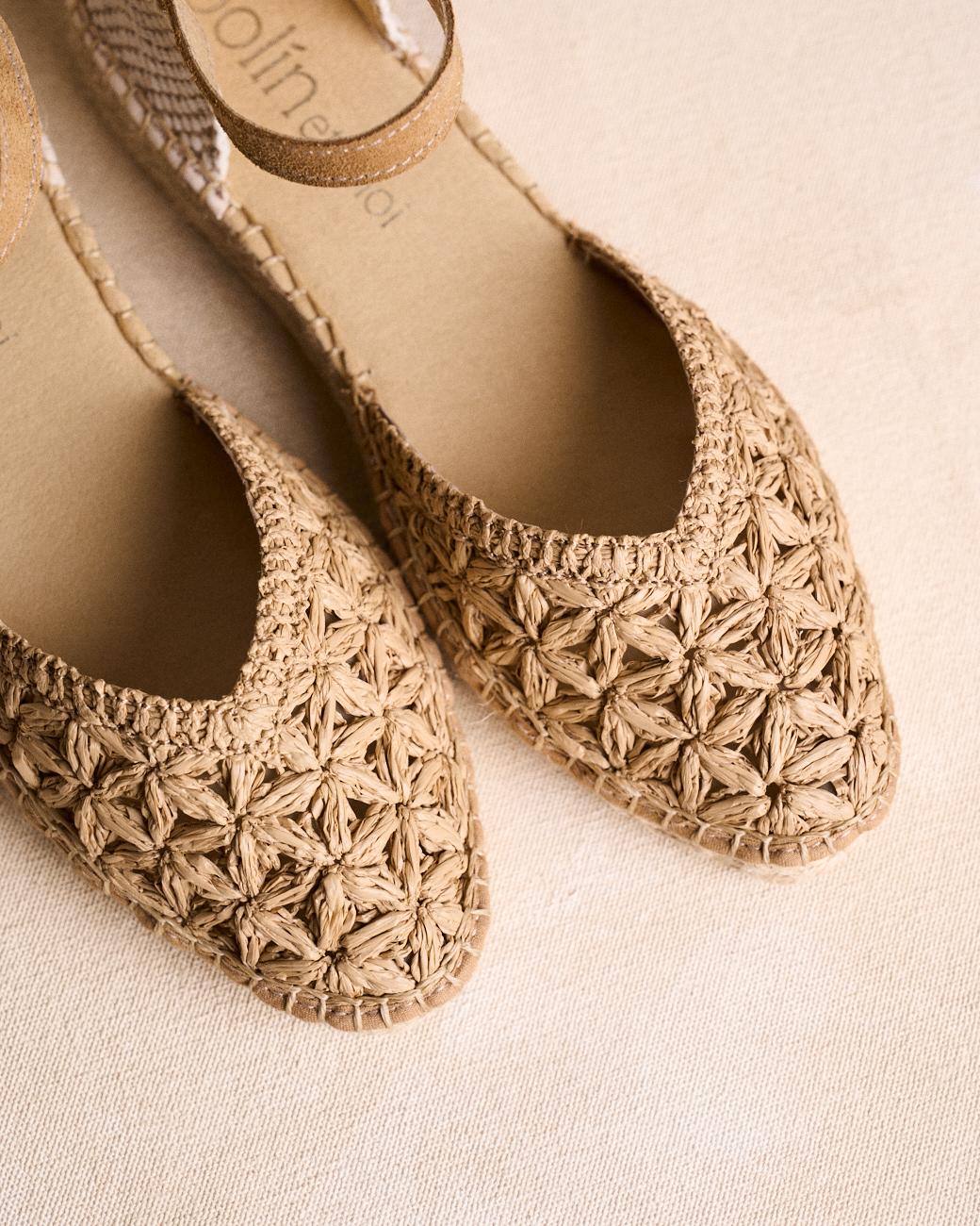 Raffia Espadrille Monna