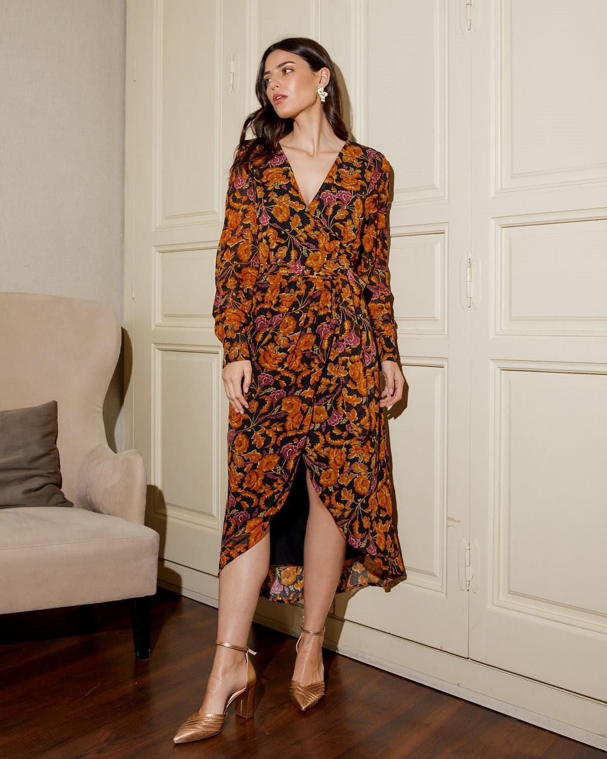 Bedrucktes Kleid Florina