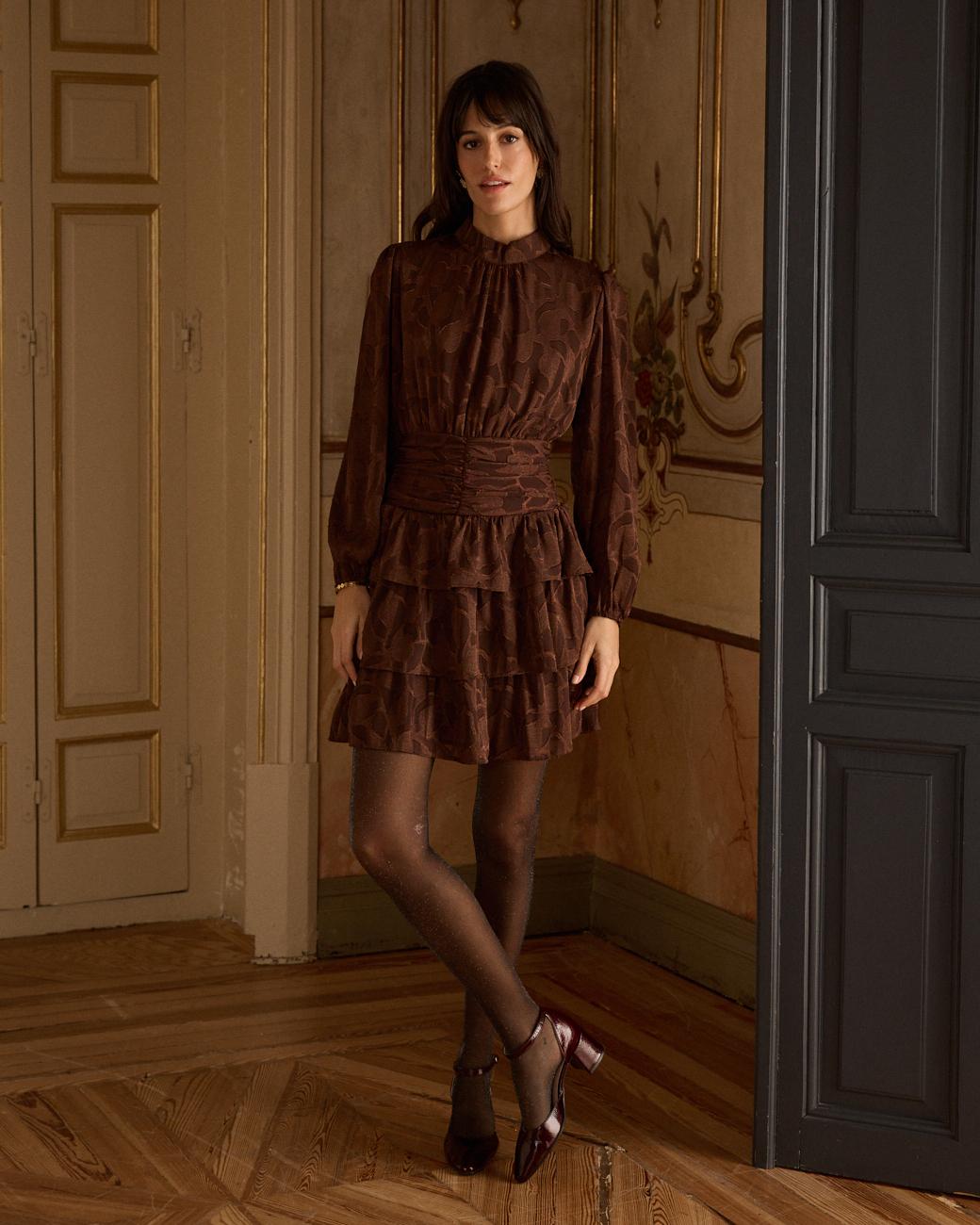 Kleid mit Stehkragen Marian
