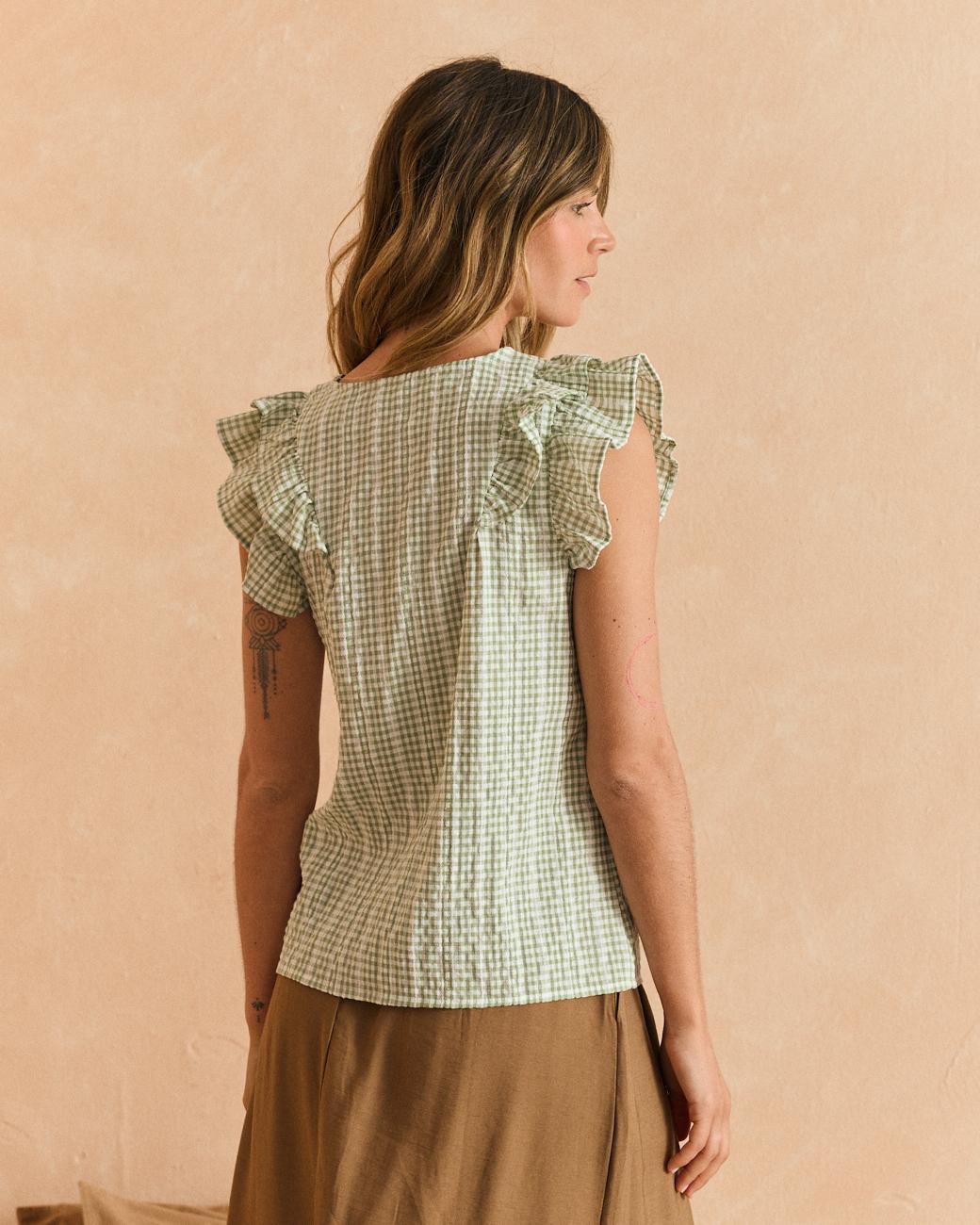 Vichy-Bluse Celsa