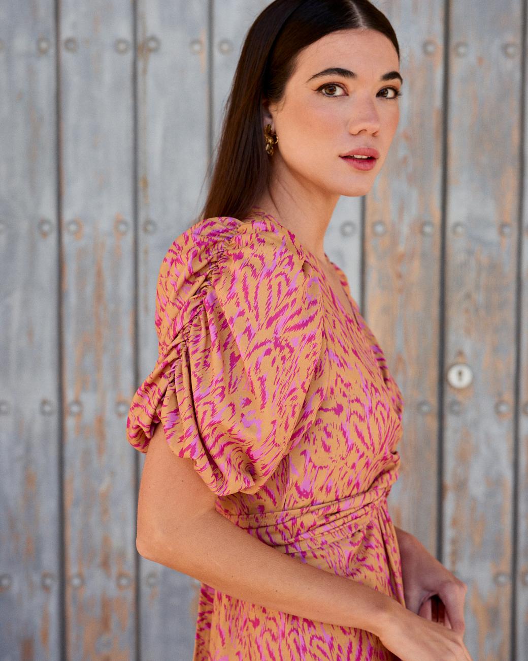 Kleid mit Ärmeln Margha