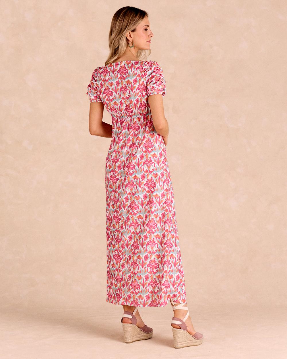 Langes geometrisches Kleid Ariadne