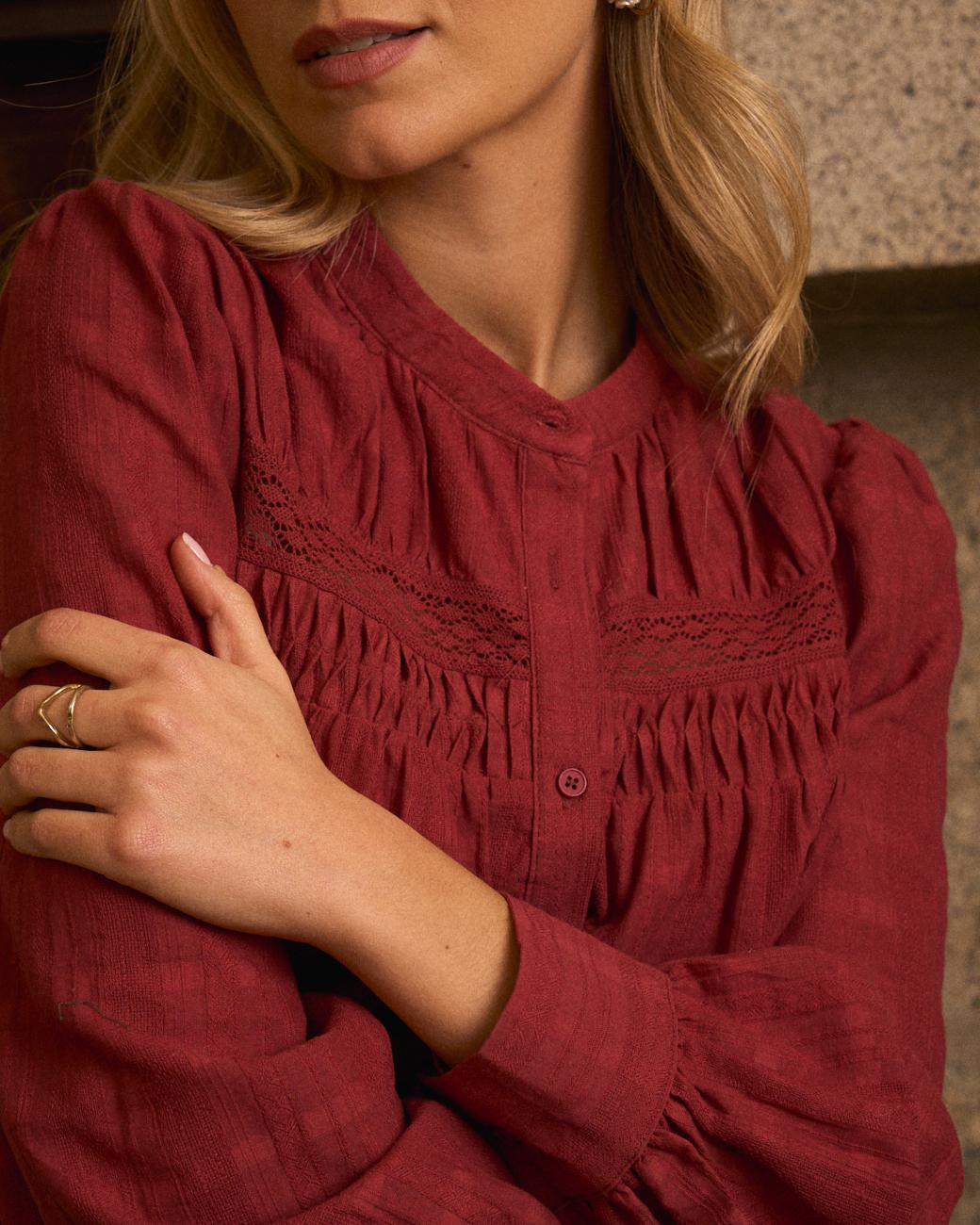 Bluse mit langen Ärmeln Eva