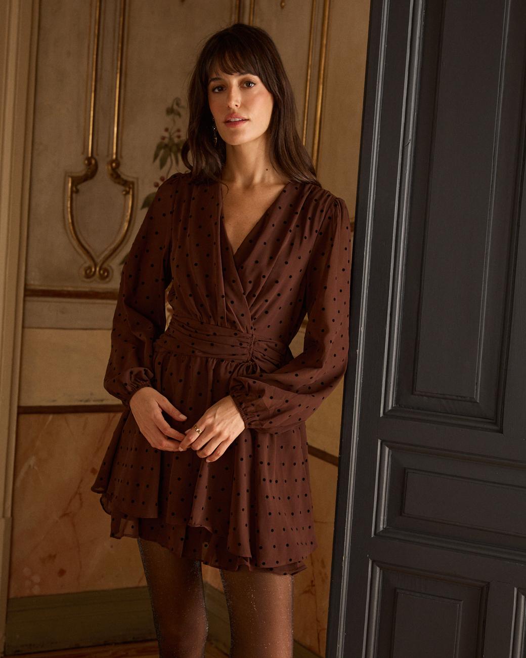 Kleid mit Punkten Ceci