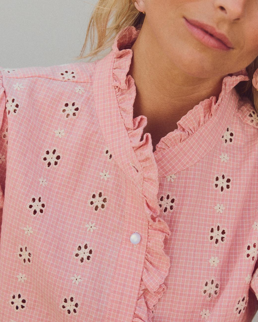 Bluse mit Blumen Naira