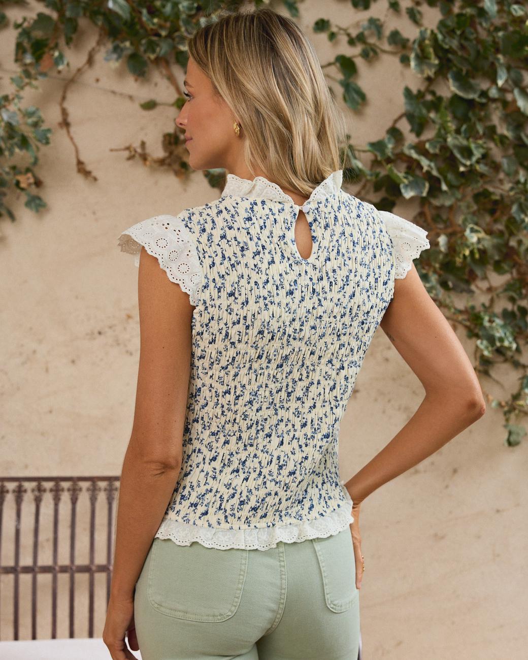 Floral bedrucktes Top Milena