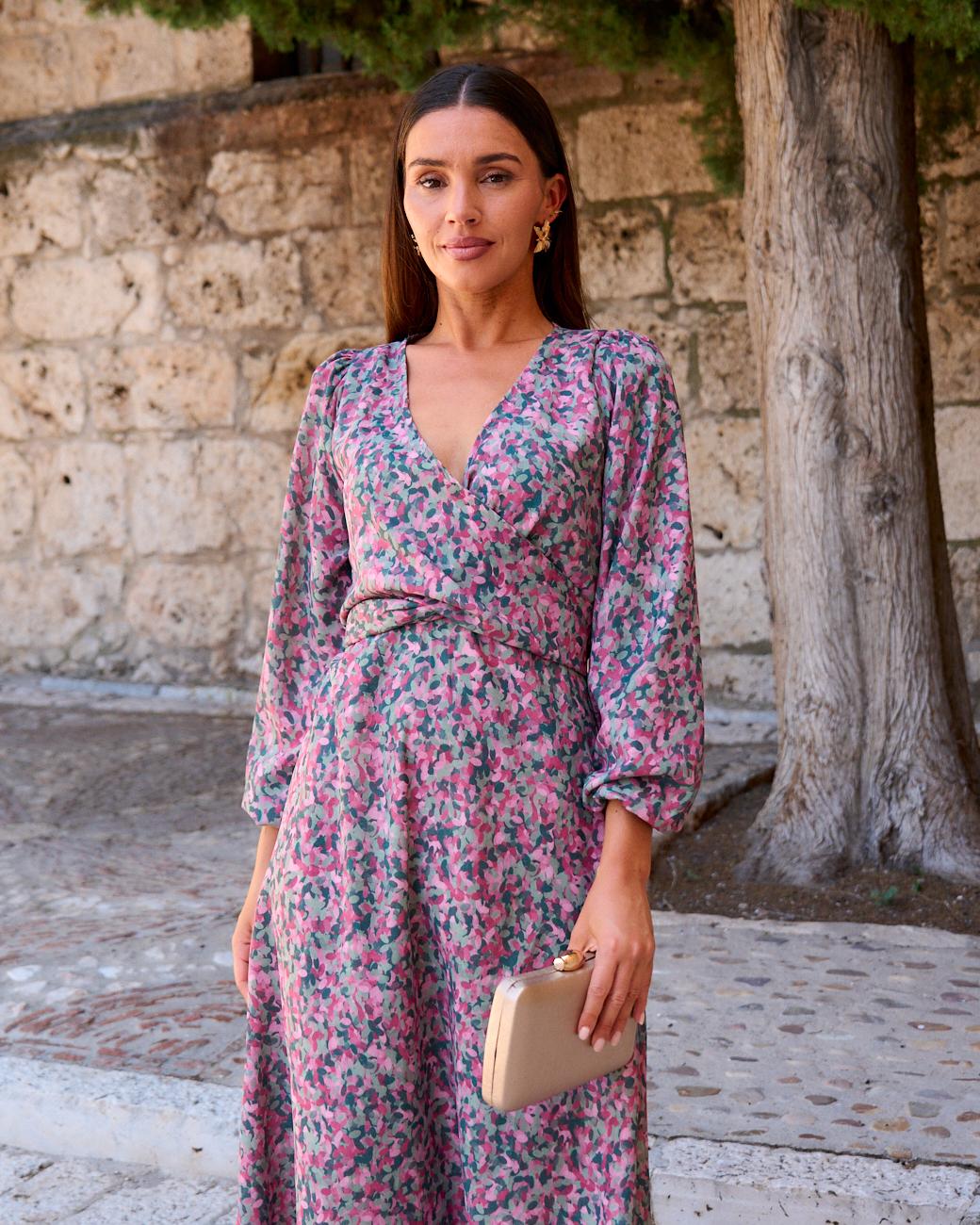 Bedrucktes Kleid Cirla