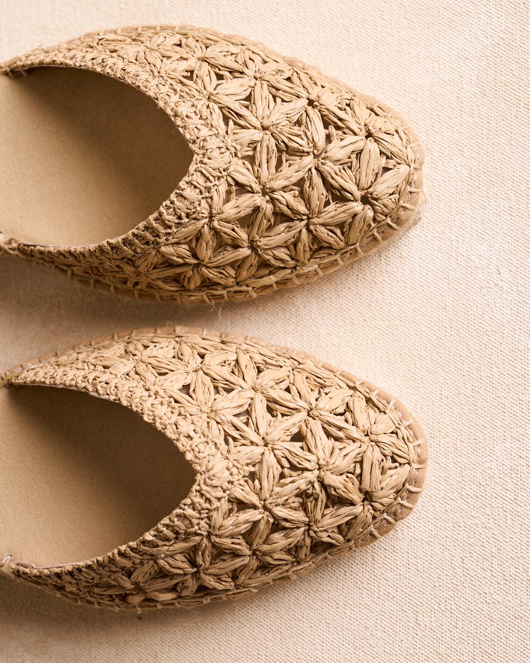 Raffia Espadrille Monna