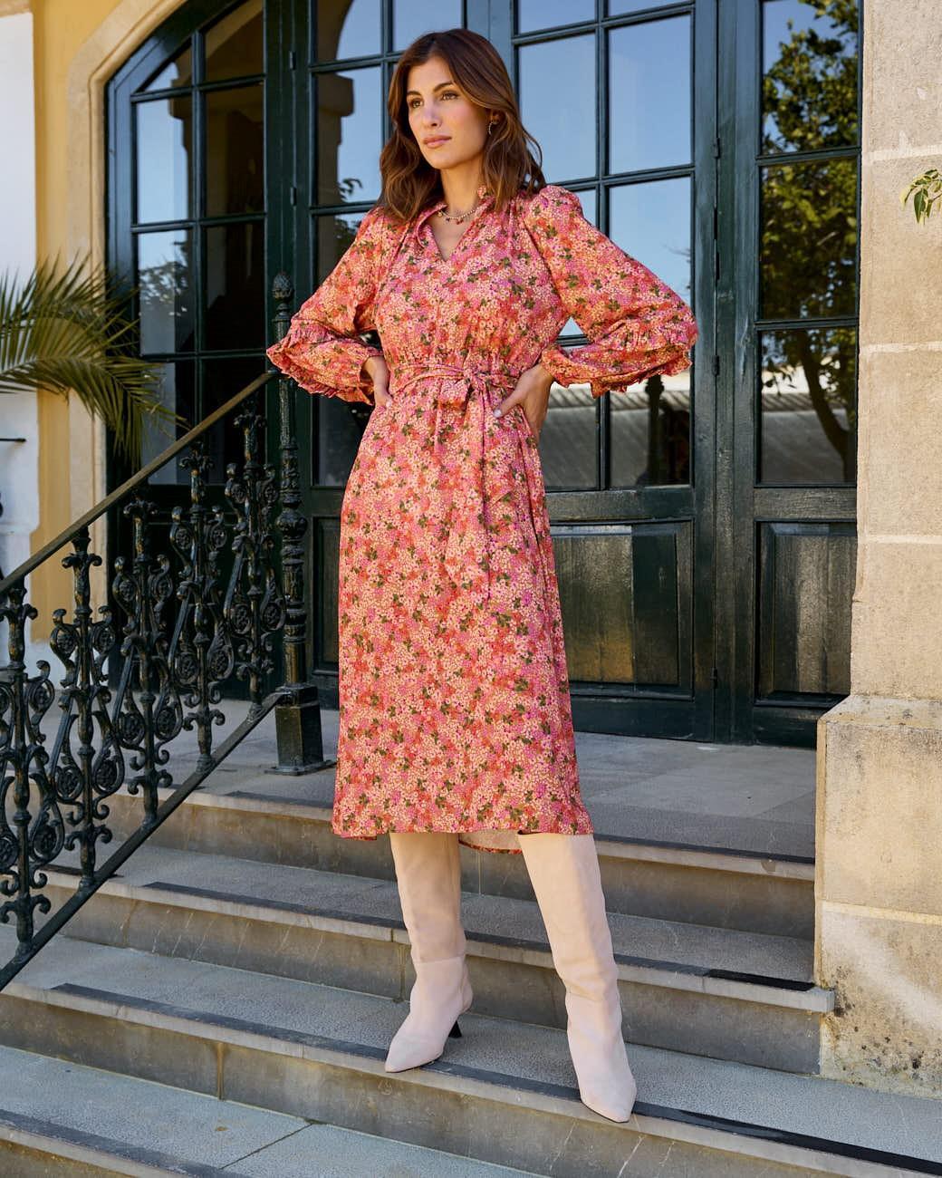 Langärmeliges Kleid Adia