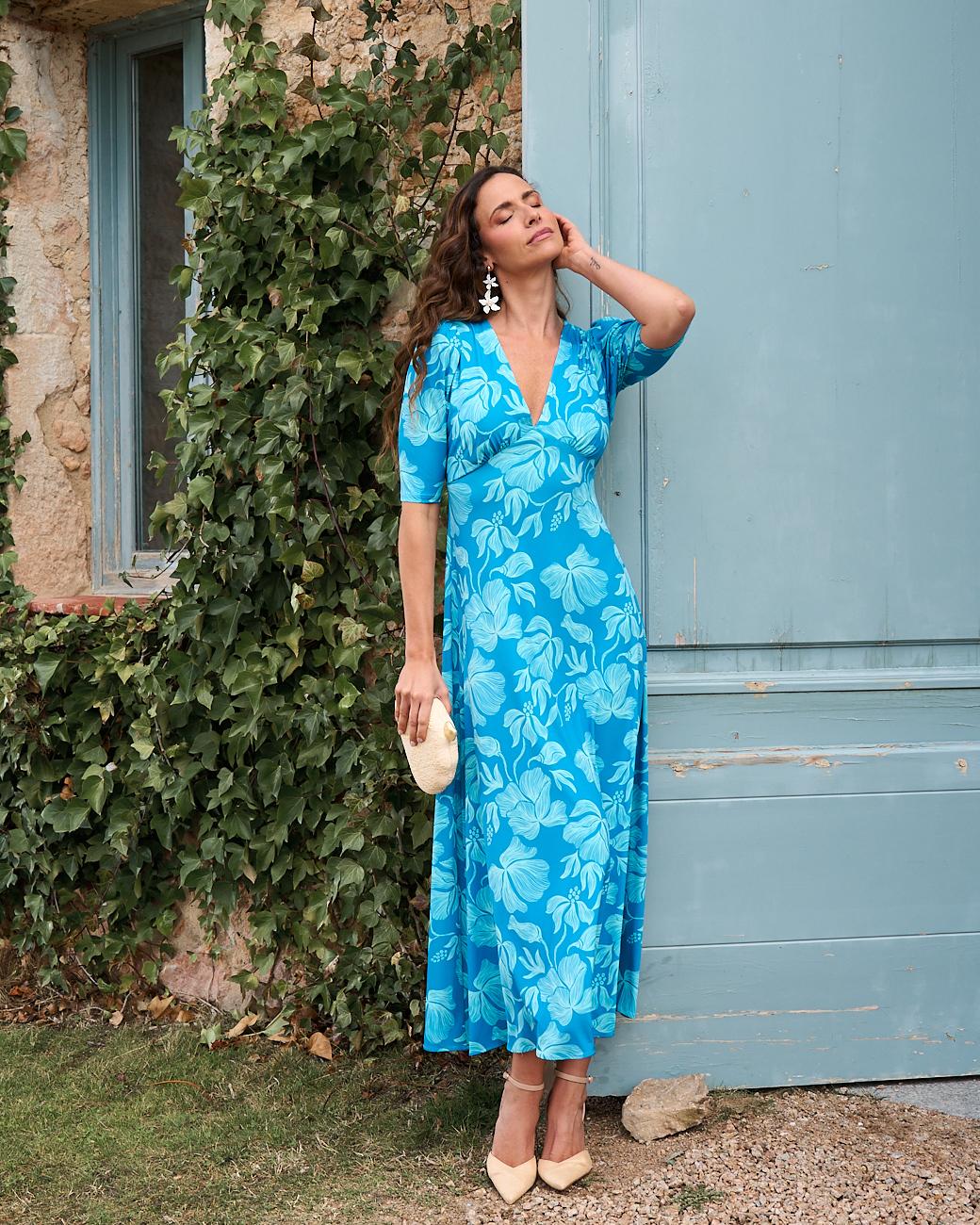 Bedrucktes Kleid Irene