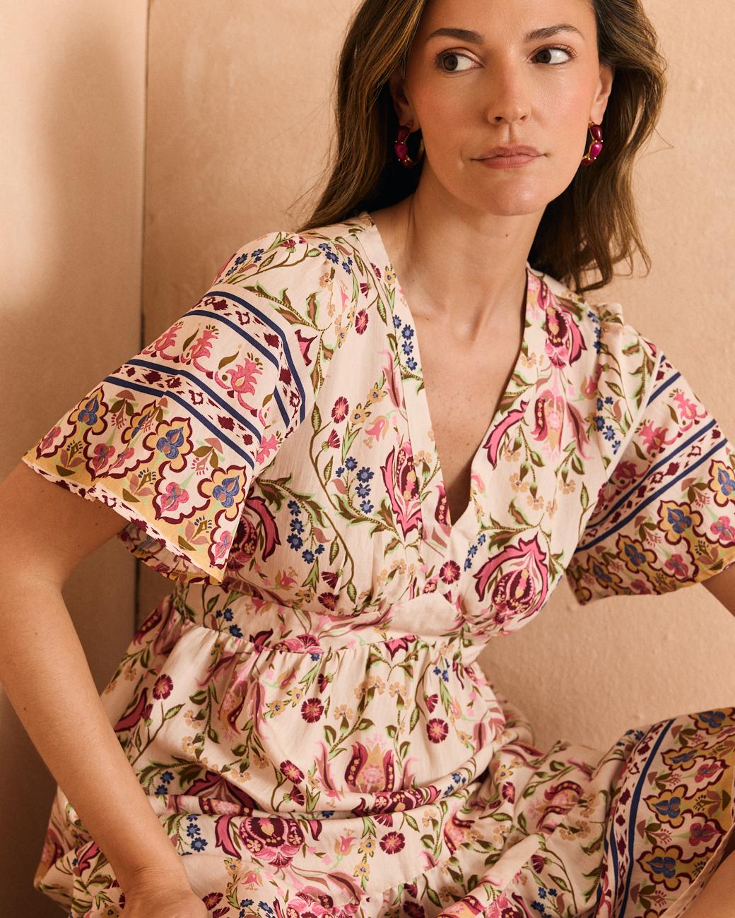 Kleid mit V-Ausschnitt Tania