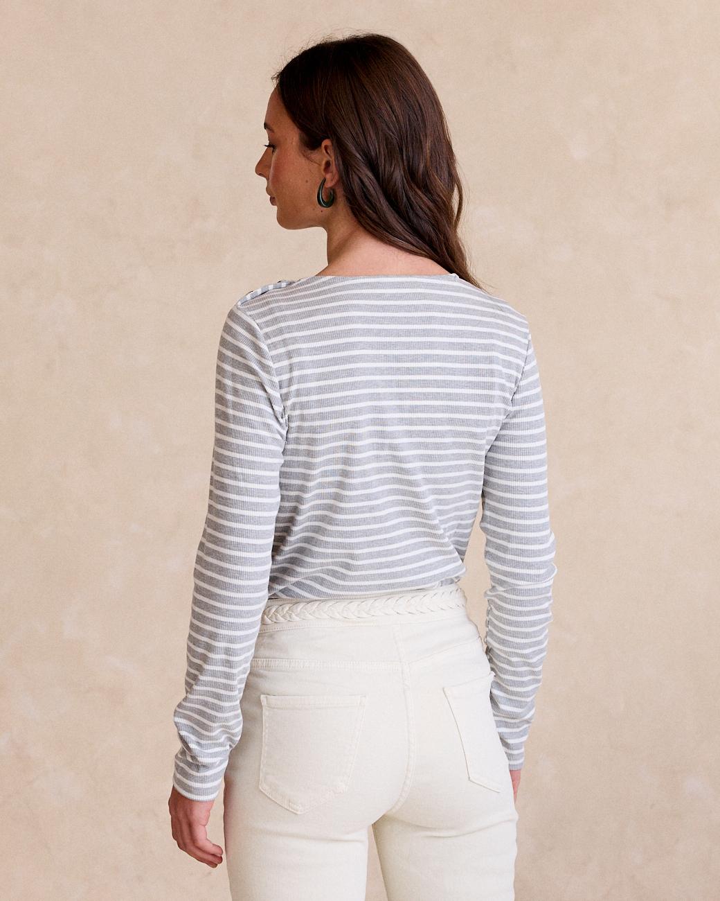 Gestreiftes Top Maribeli