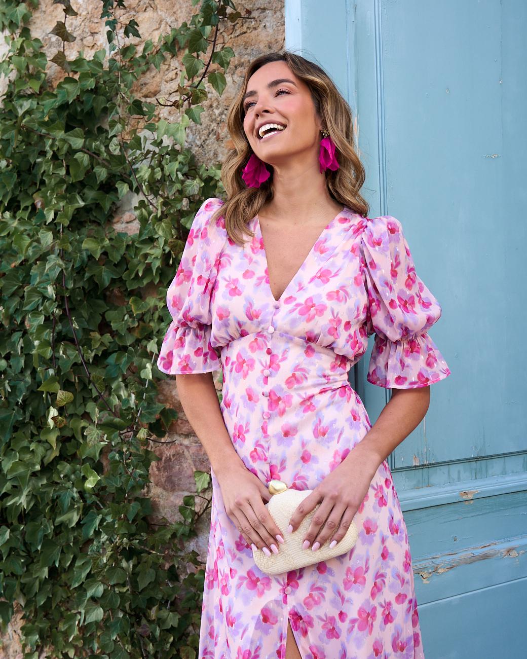 Bedrucktes Kleid Sara