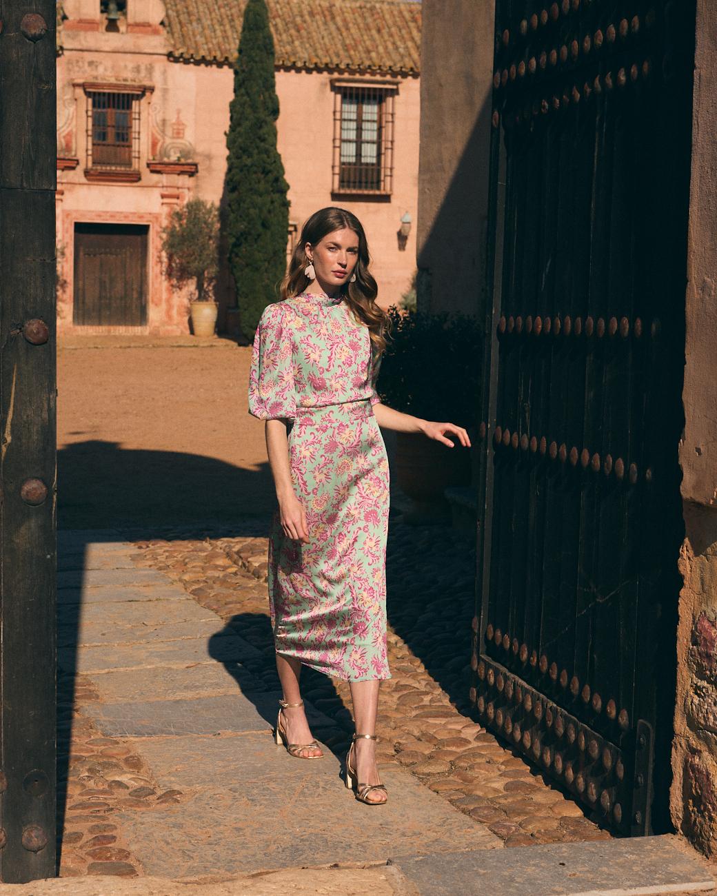 Eliana bedrucktes Kleid