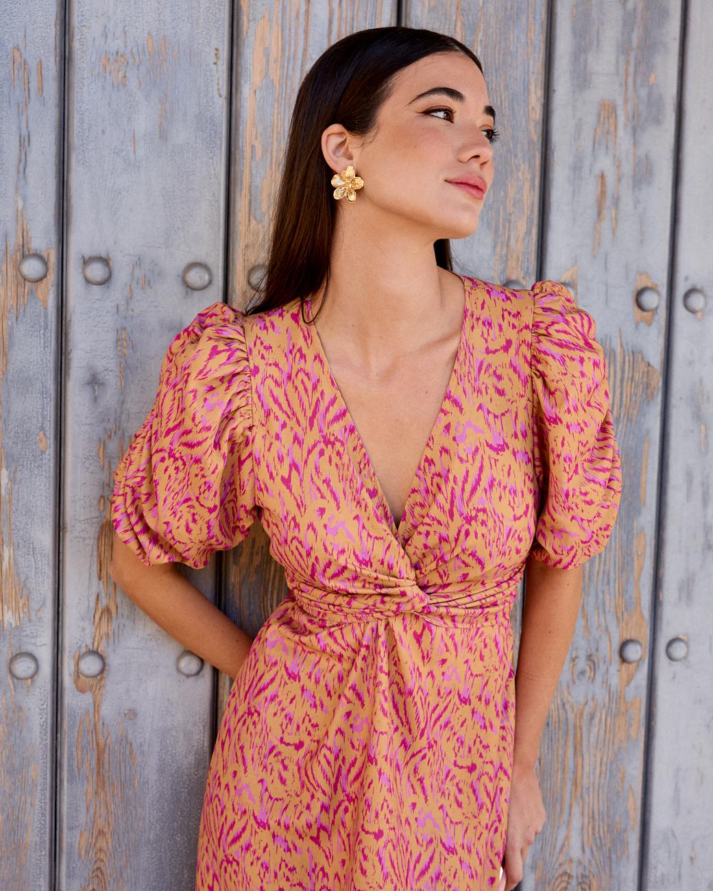 Kleid mit Ärmeln Margha