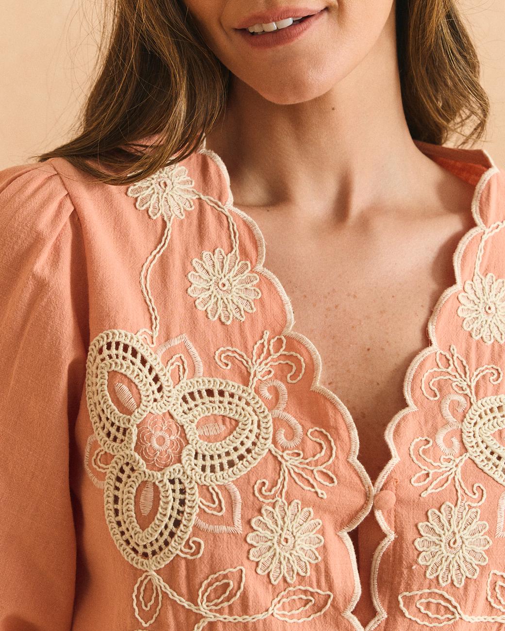 Bestickte Bluse Flavia