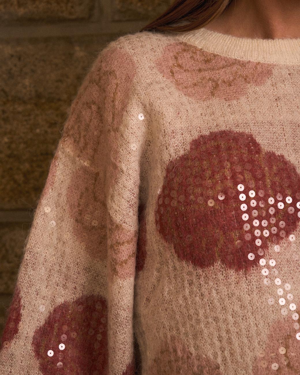 Lurex-Pullover Fiorella