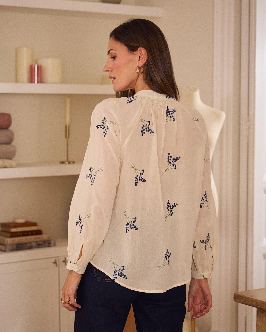 Hemd mit Blumen Hazel