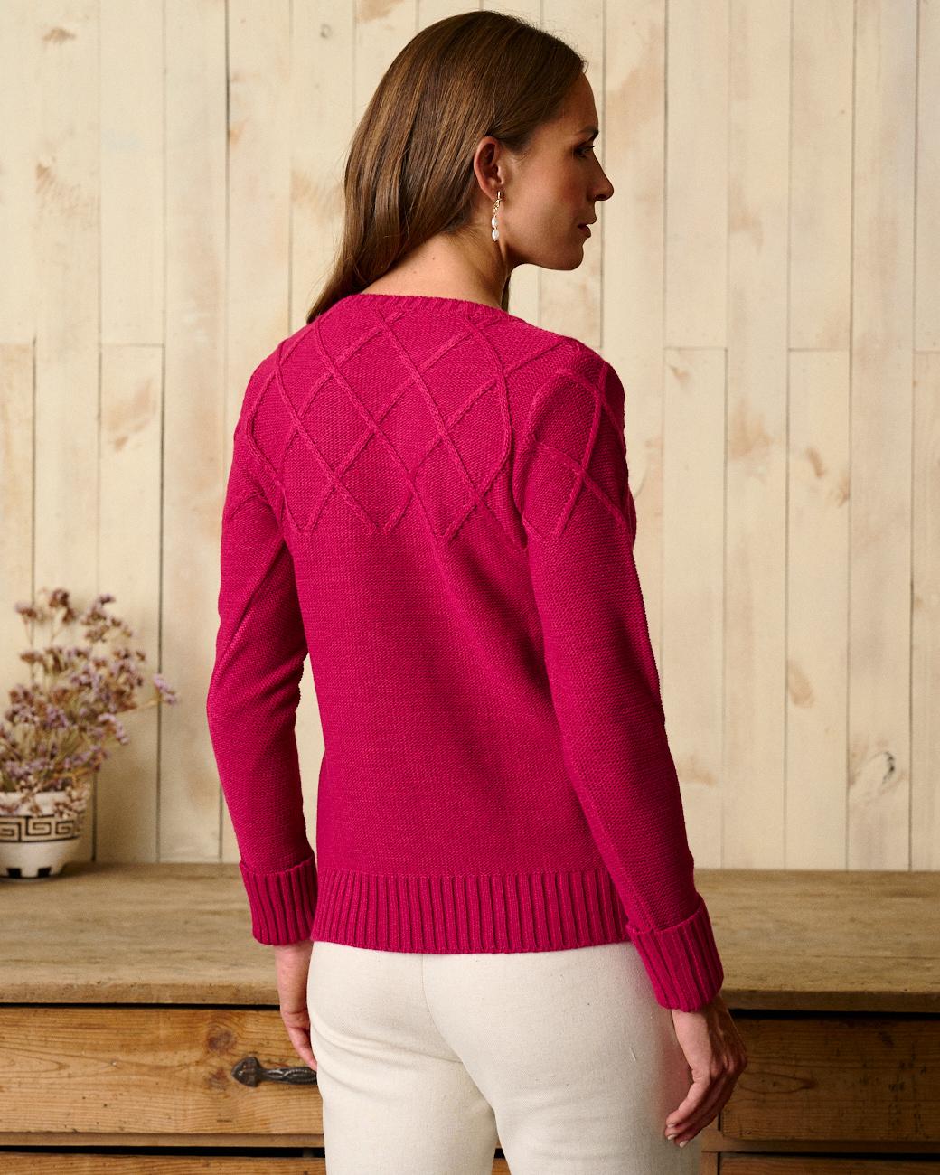 Pullover mit Rautenmuster Crezia