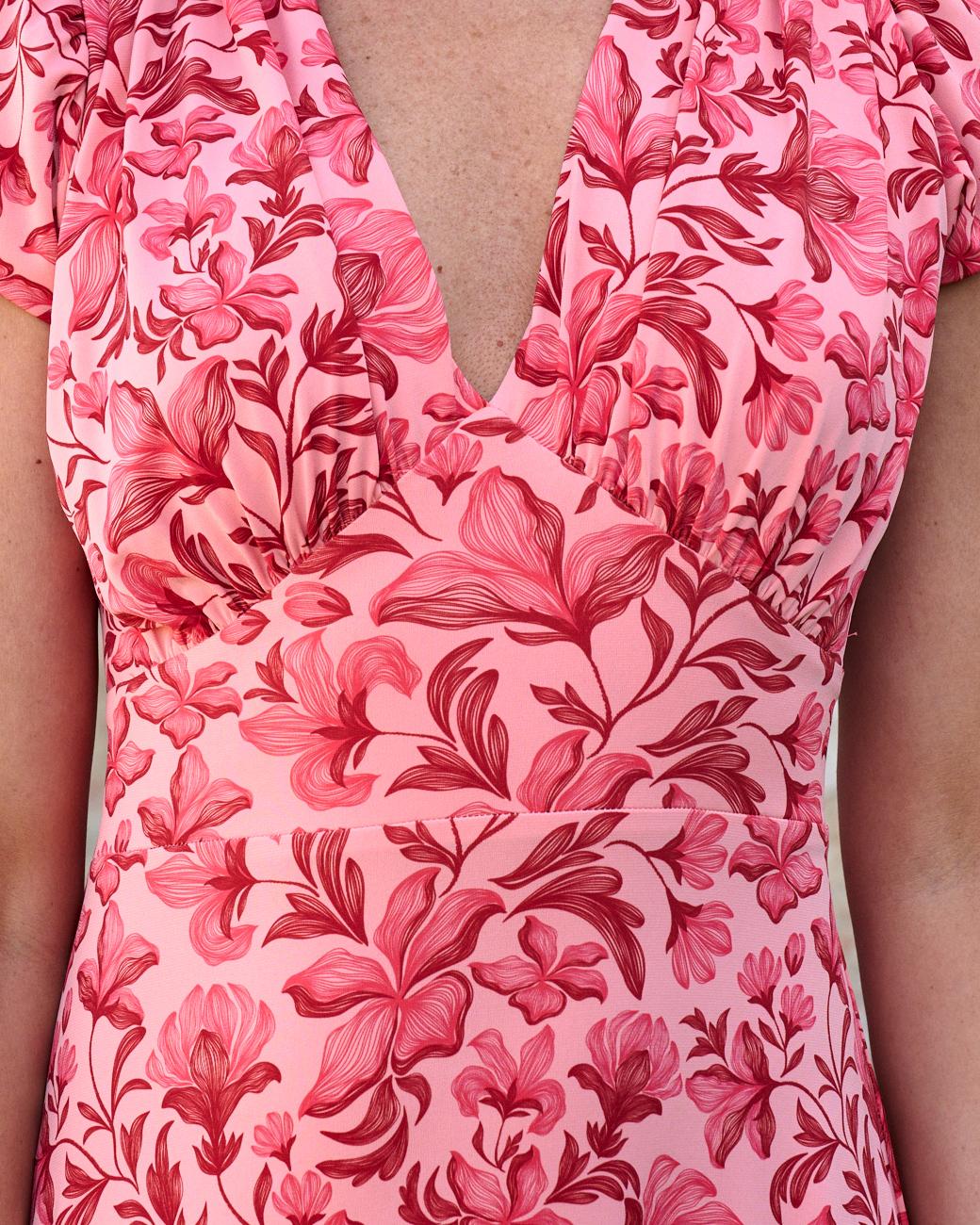 Kleid mit Blumenmuster Gabriela