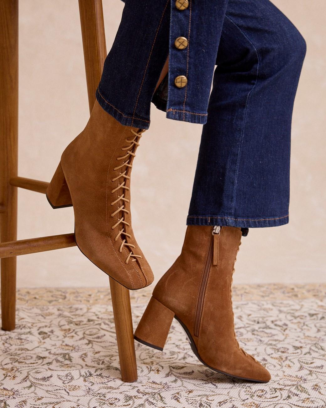 Stiefeletten mit Absatz Pidrina