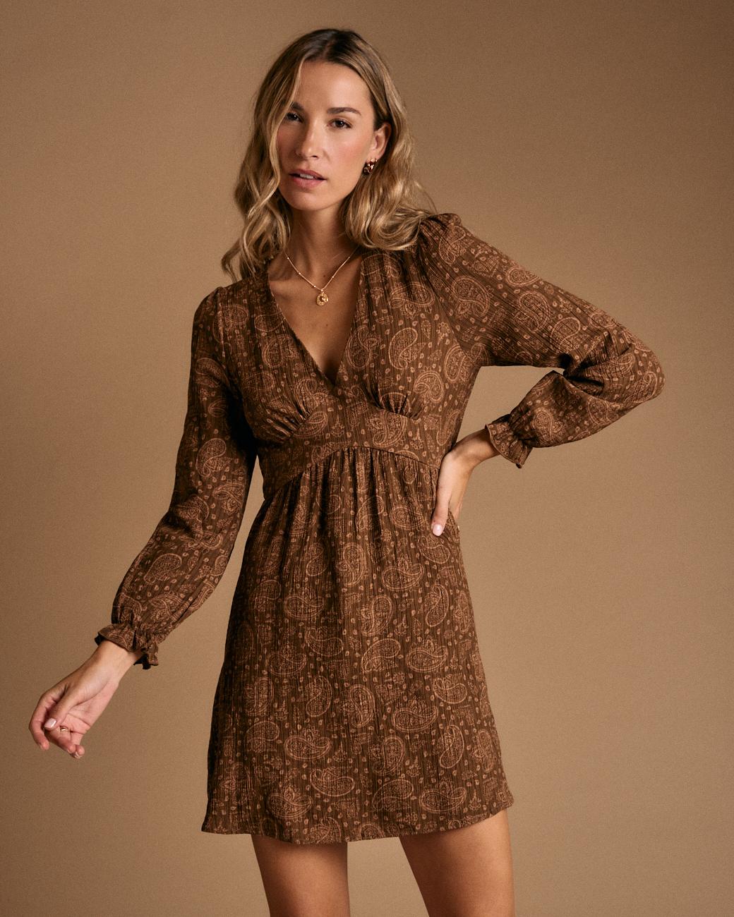 Kurzes Kleid mit Muster Amelia