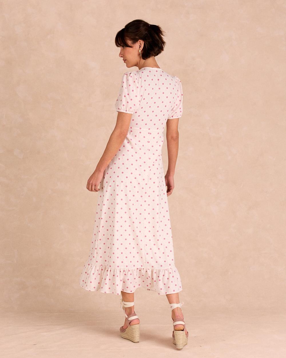 Langes Blumenkleid Eliora