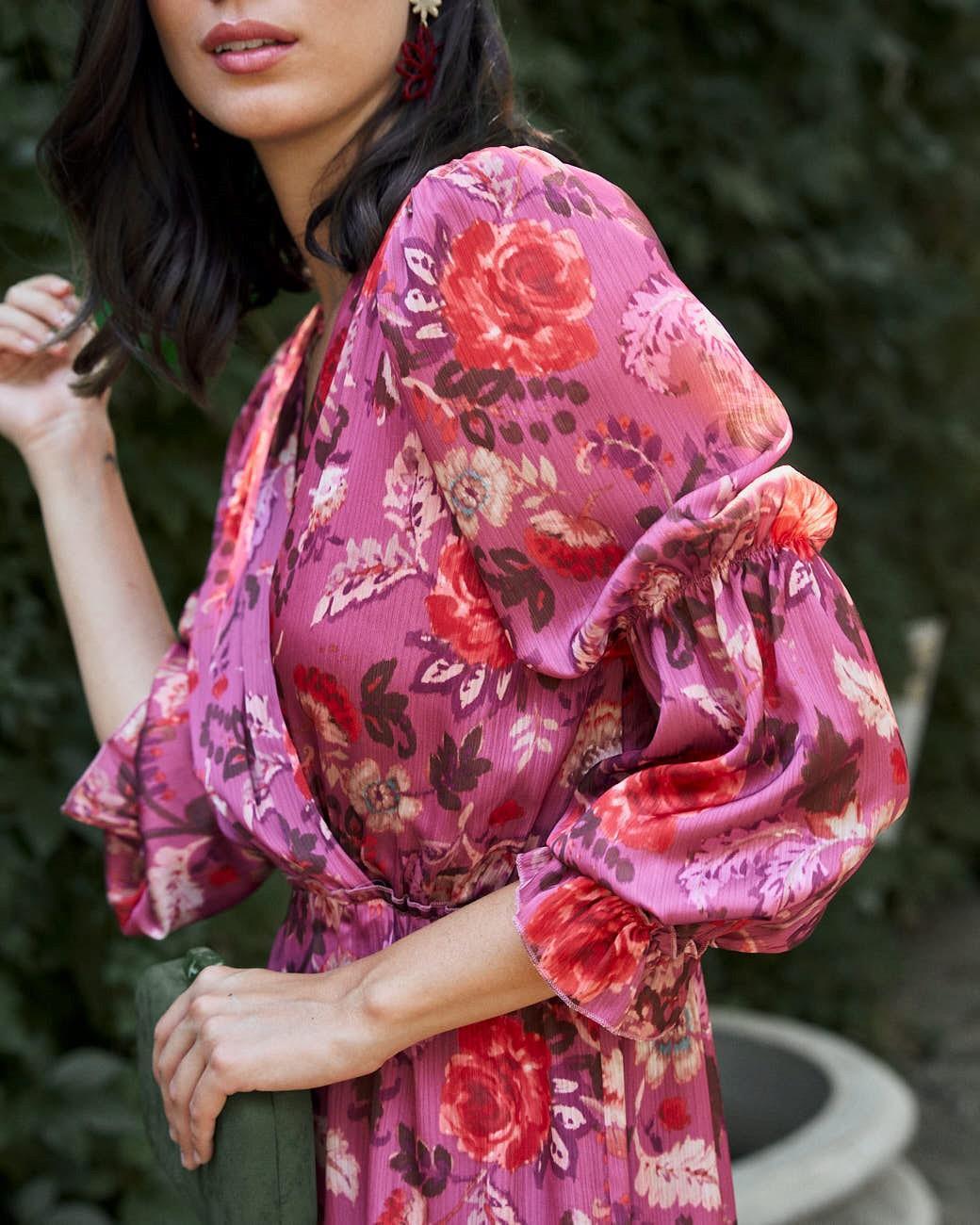 Kleid mit Blumenmuster Gerena