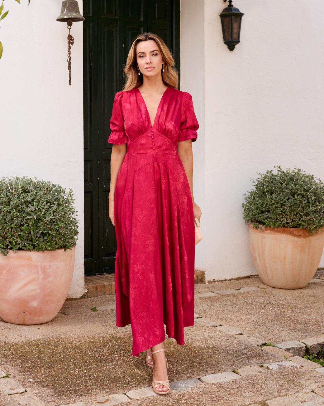 Kleid mit Ausschnitt Serena