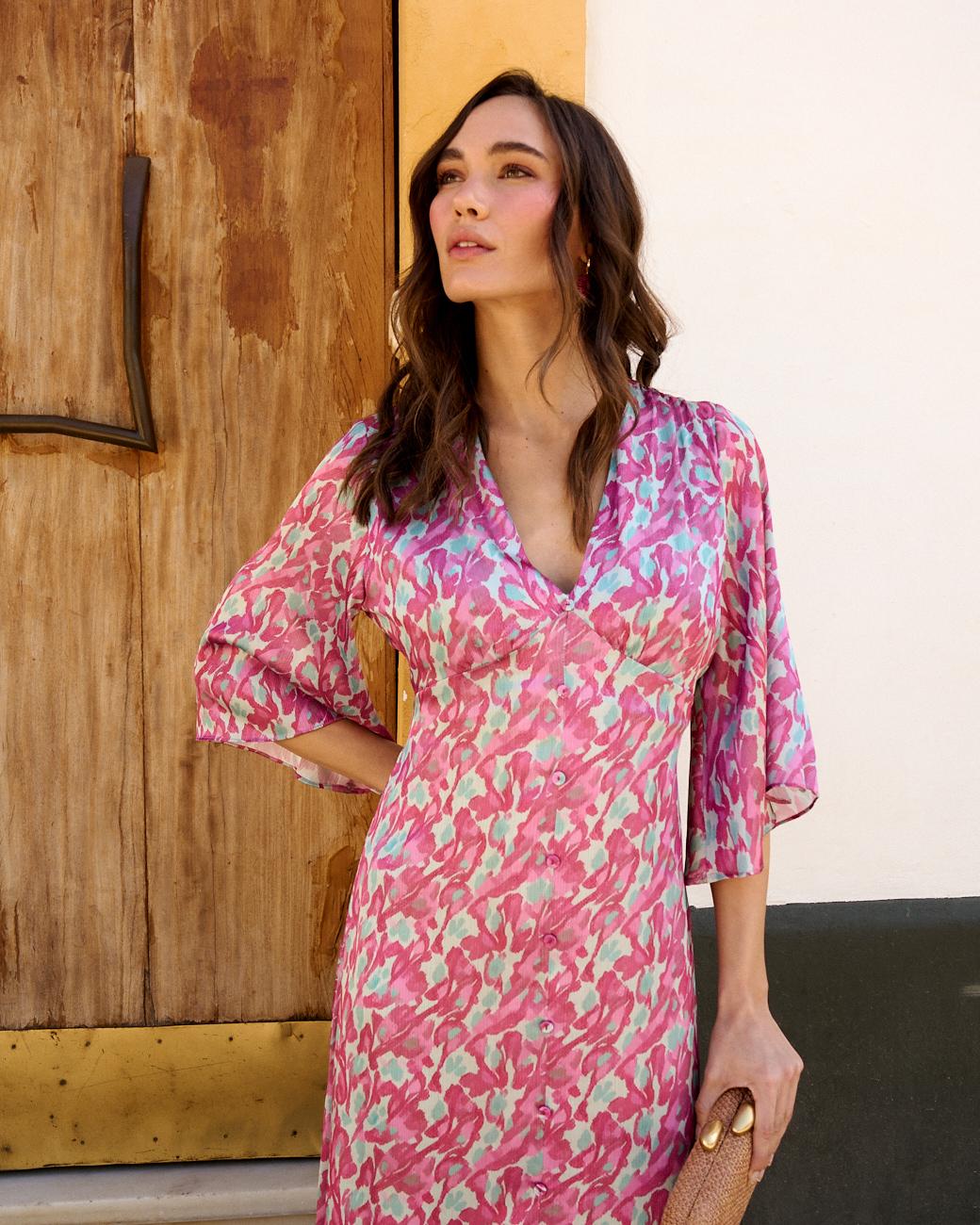 Bedrucktes Kleid Violeta