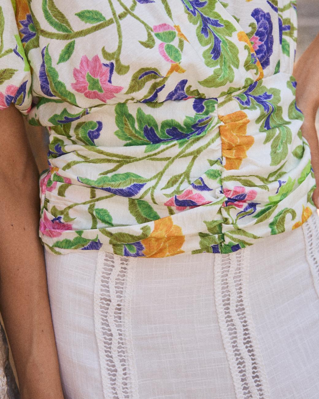 Aufgebauschte Bluse Valery