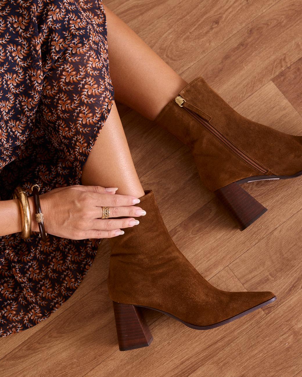 Stiefeletten mit Absatz Magali