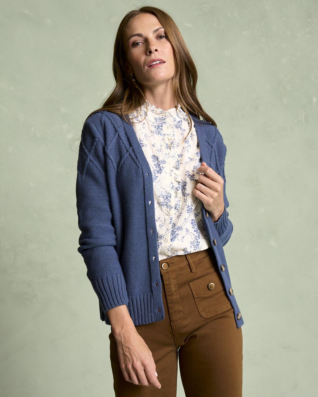 Gestreifter Cardigan Bourget