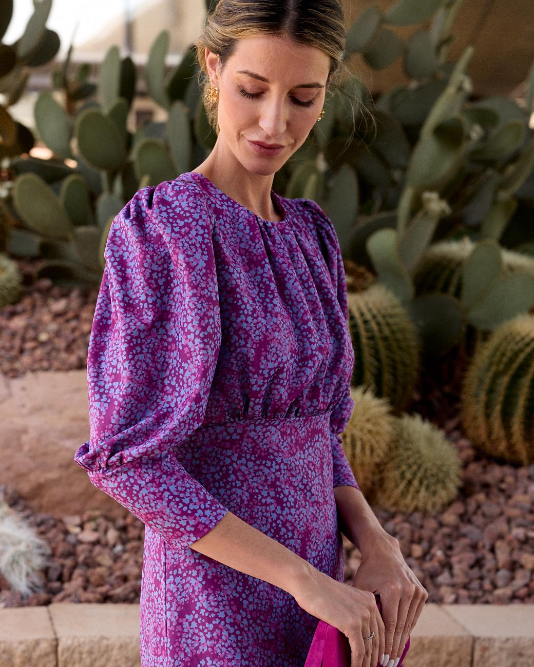 Lina bedrucktes Kleid