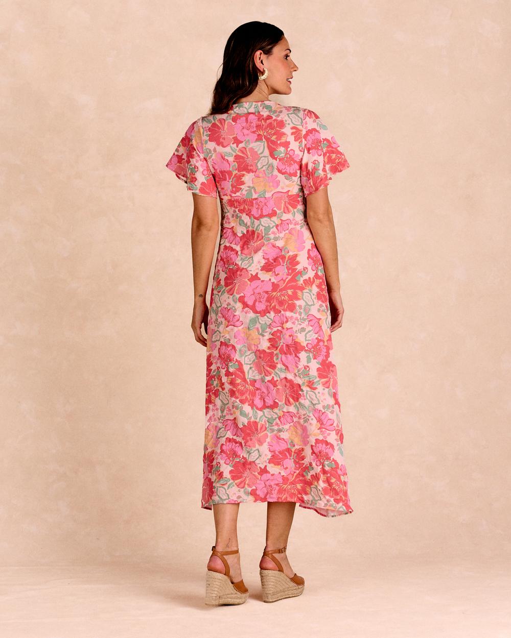 Langes Blumenkleid Barina