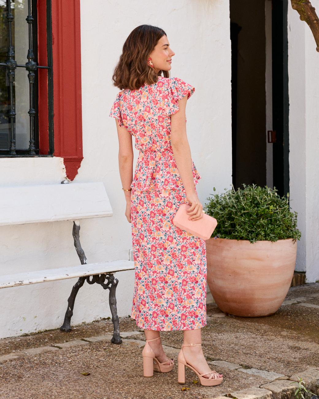Kleid mit Ausschnitt Santorini