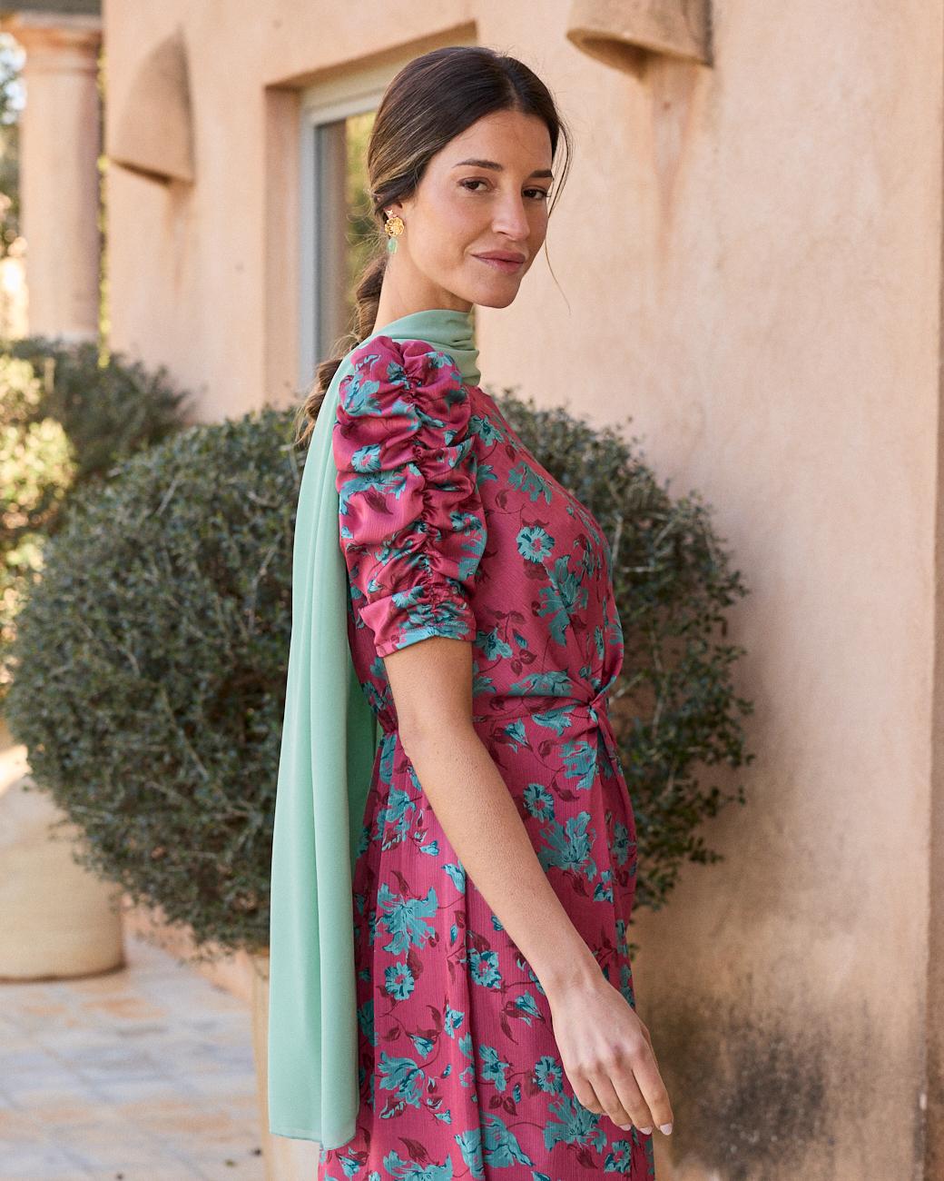 Kleid mit Knoten Vevey