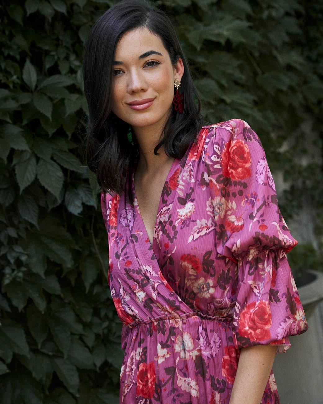 Kleid mit Blumenmuster Gerena