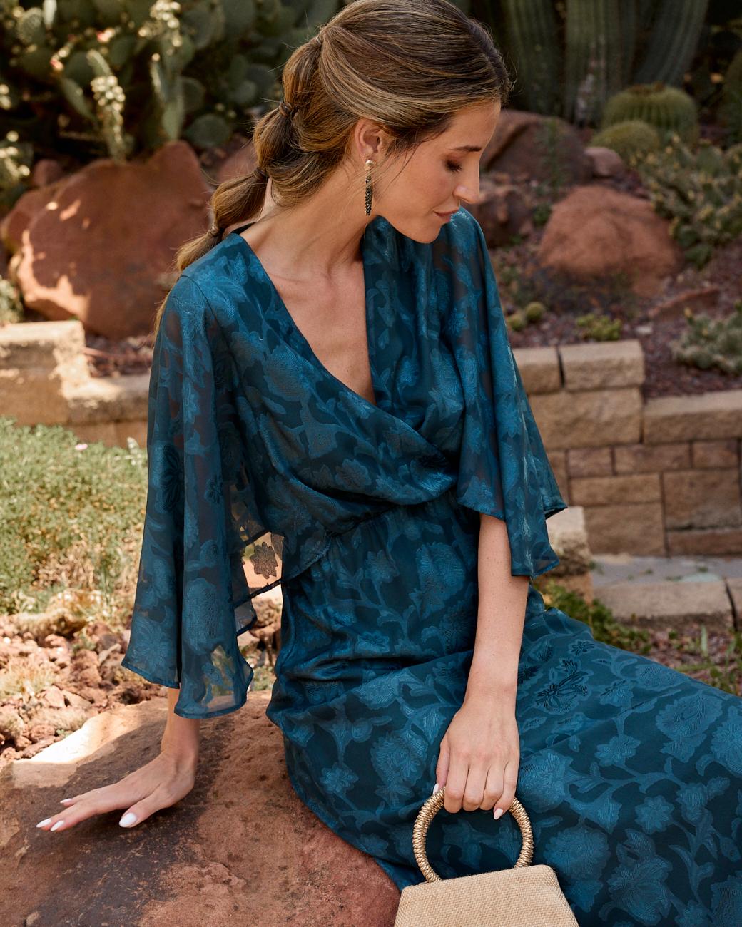 Bedrucktes Kleid Fidelia