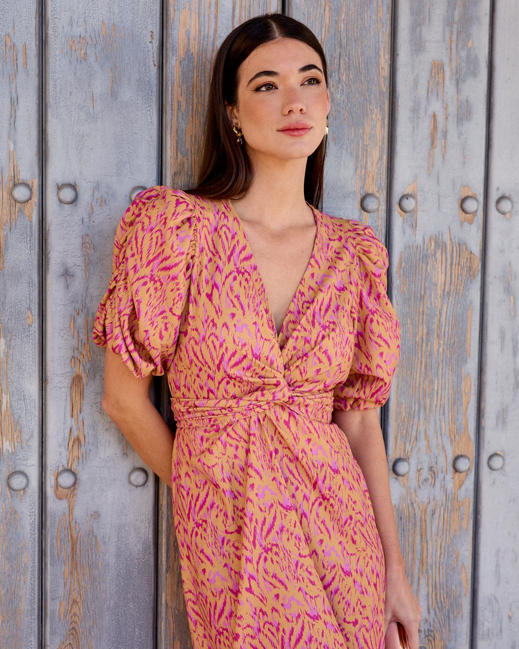 Kleid mit Ärmeln Margha