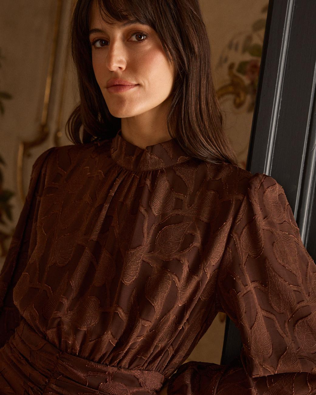 Kleid mit Stehkragen Marian