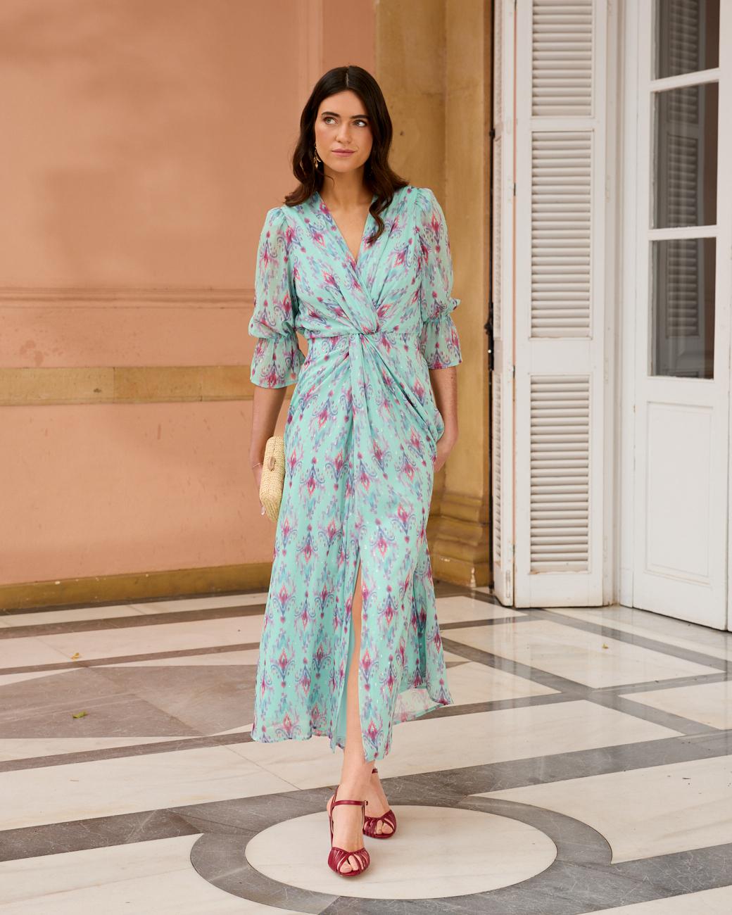 Bedrucktes Kleid Jimena