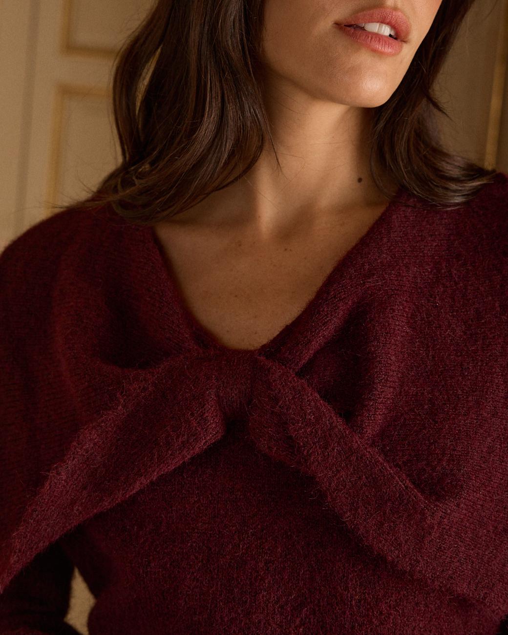 Pullover mit Schleife Elari