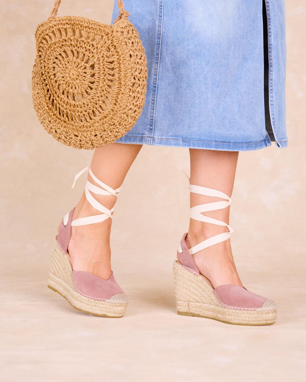 Claudine Keilabsatz Espadrilles