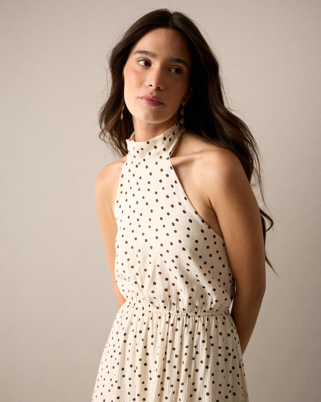 Luz Kleid mit Punkten