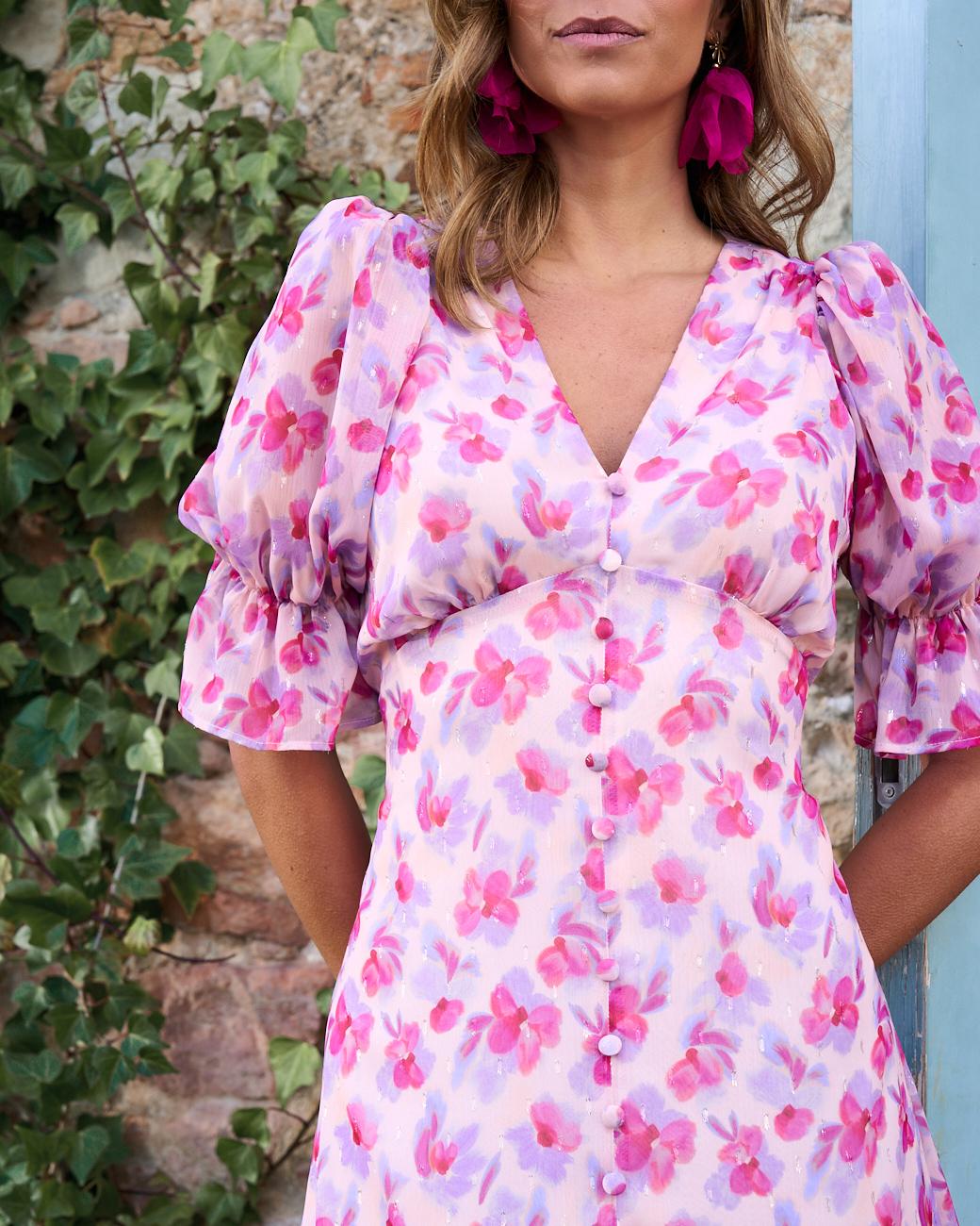 Bedrucktes Kleid Sara