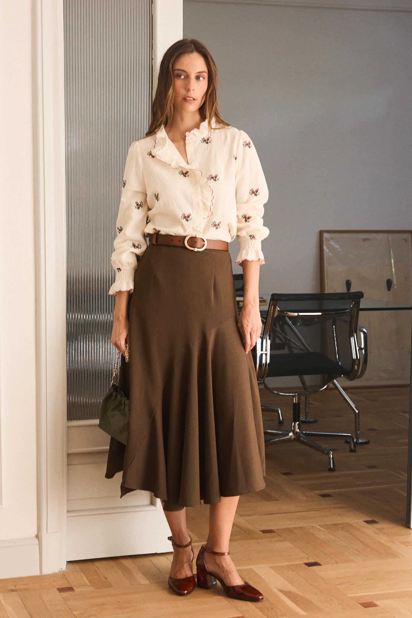 Blumenbluse Halo