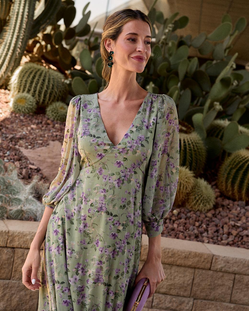 Kleid mit Blumenmuster Anicia
